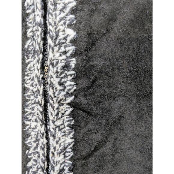 NWT Talk of the Walk Atlantic City Suede Knit Jacket Black White Size M - Picture 9 of 9